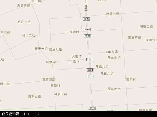大豫镇地图 - 大豫镇电子地图 - 大豫镇高清地图 - 2024年大豫镇地图