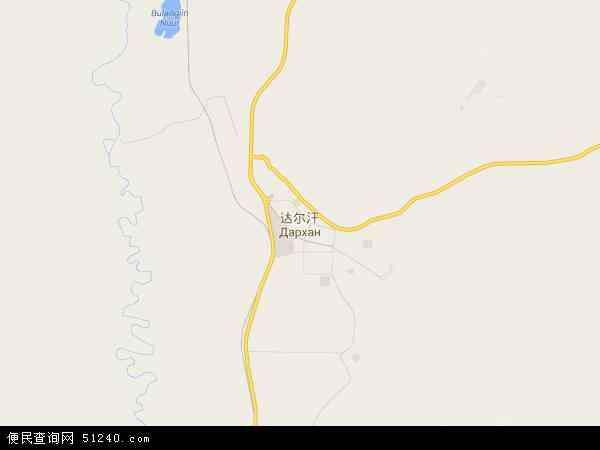 达尔汗乌勒地图 - 达尔汗乌勒电子地图 - 达尔汗乌勒高清地图 - 2024年达尔汗乌勒地图