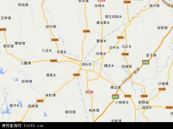 邓州市地图 - 邓州市电子地图 - 邓州市高清地图 - 2024年邓州市地图