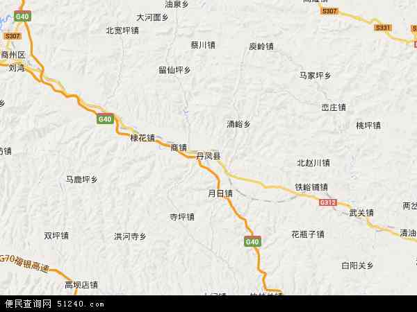 丹凤县地图 - 丹凤县电子地图 - 丹凤县高清地图 - 2024年丹凤县地图