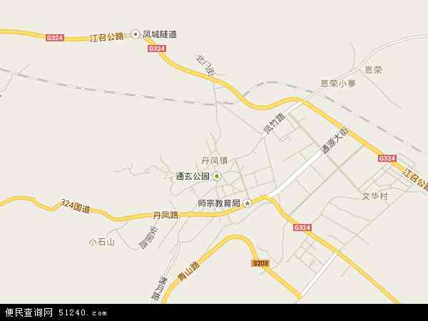 丹凤镇地图 - 丹凤镇电子地图 - 丹凤镇高清地图 - 2024年丹凤镇地图