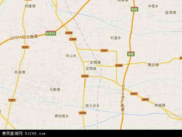 定陶县地图 - 定陶县电子地图 - 定陶县高清地图 - 2024年定陶县地图