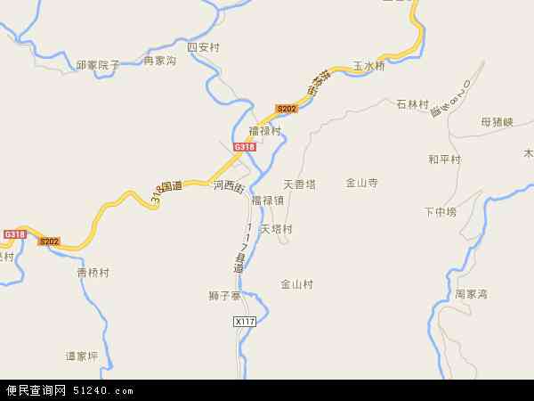 福禄镇地图 - 福禄镇电子地图 - 福禄镇高清地图 - 2024年福禄镇地图