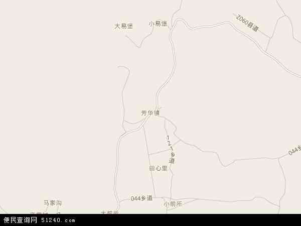 芳华镇地图 - 芳华镇电子地图 - 芳华镇高清地图 - 2024年芳华镇地图