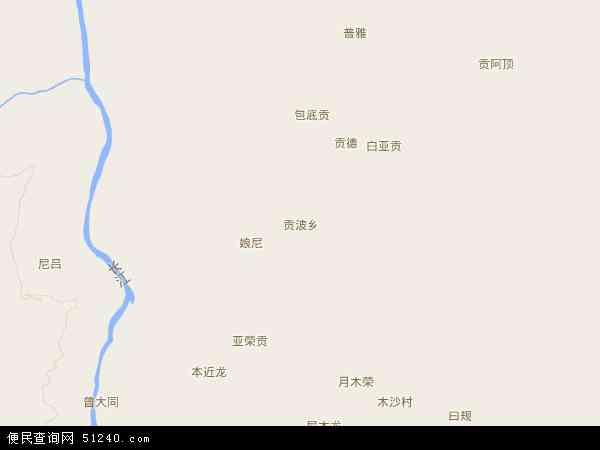 贡波乡地图 - 贡波乡电子地图 - 贡波乡高清地图 - 2024年贡波乡地图