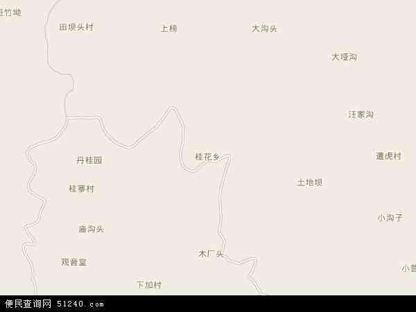 桂花乡地图 - 桂花乡电子地图 - 桂花乡高清地图 - 2024年桂花乡地图