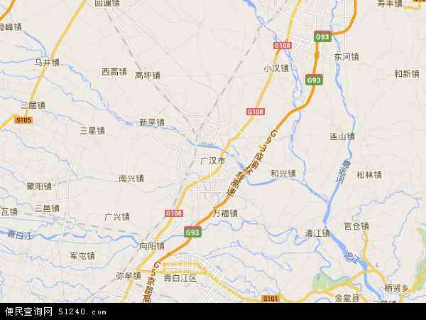 广汉市地图 - 广汉市电子地图 - 广汉市高清地图 - 2024年广汉市地图
