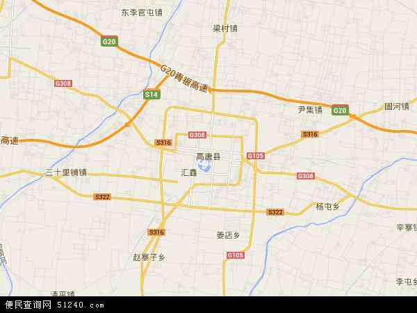 高唐县地图 - 高唐县电子地图 - 高唐县高清地图 - 2024年高唐县地图