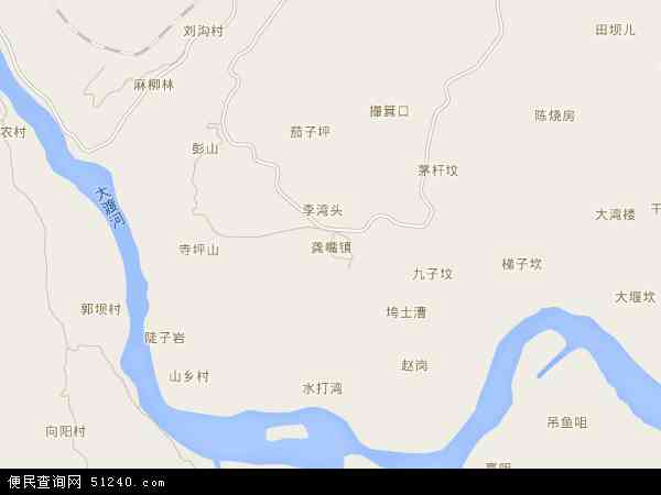 龚嘴镇地图 - 龚嘴镇电子地图 - 龚嘴镇高清地图 - 2024年龚嘴镇地图