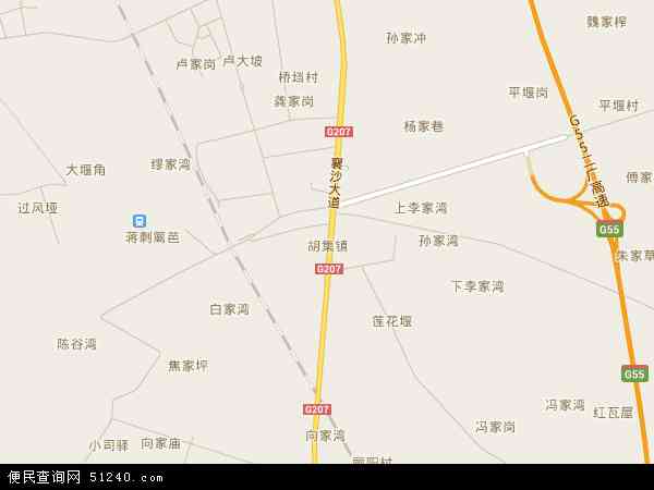 胡集镇地图 - 胡集镇电子地图 - 胡集镇高清地图 - 2024年胡集镇地图