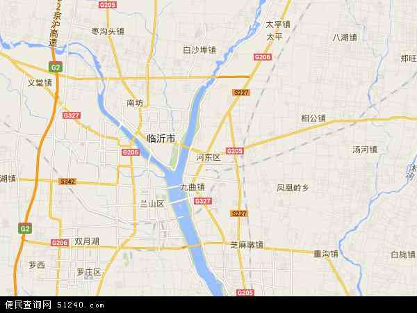 中国 山东省 临沂市 河东区河东区卫星地图 本站收录有:2021河东区