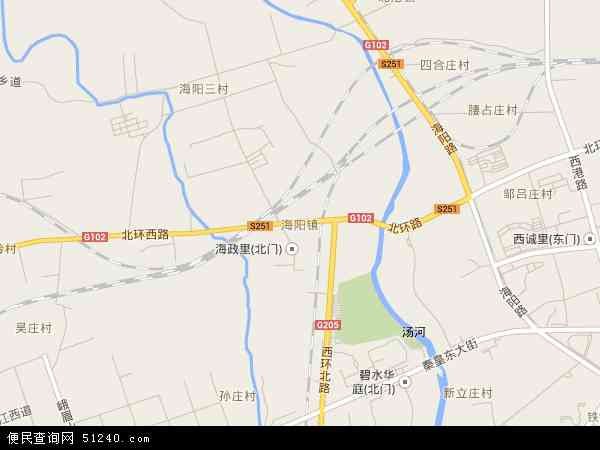 海阳镇地图 - 海阳镇电子地图 - 海阳镇高清地图 - 2024年海阳镇地图