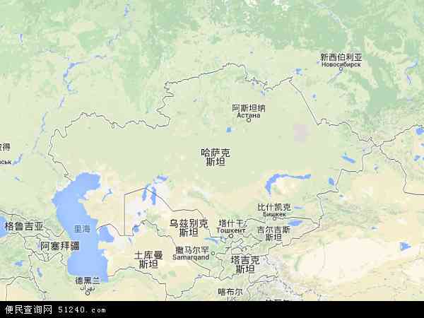 哈萨克斯坦地图 - 哈萨克斯坦电子地图 - 哈萨克斯坦高清地图 - 2024年哈萨克斯坦地图