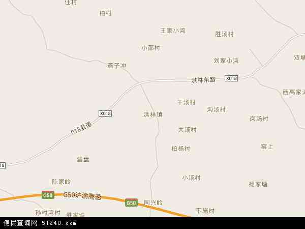 洪林镇地图 - 洪林镇电子地图 - 洪林镇高清地图 - 2024年洪林镇地图
