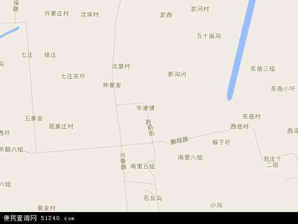 华港镇地图 - 华港镇电子地图 - 华港镇高清地图 - 2024年华港镇地图