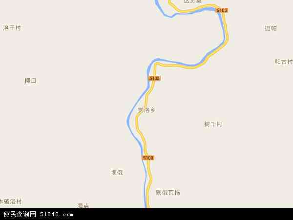 觉洛乡地图 - 觉洛乡电子地图 - 觉洛乡高清地图 - 2024年觉洛乡地图