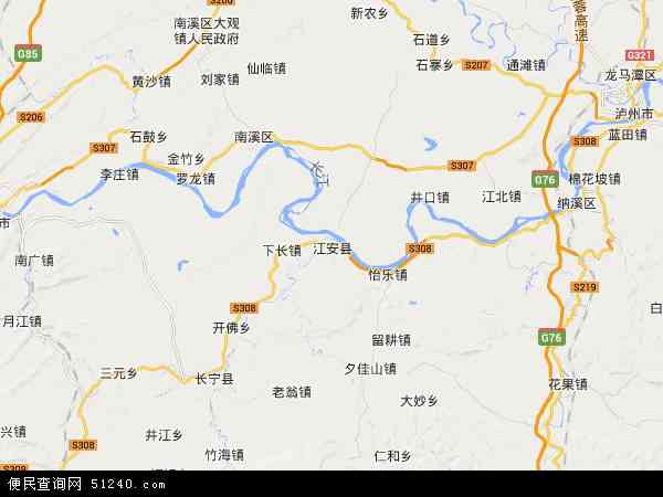 江安县地图 - 江安县电子地图 - 江安县高清地图 - 2024年江安县地图