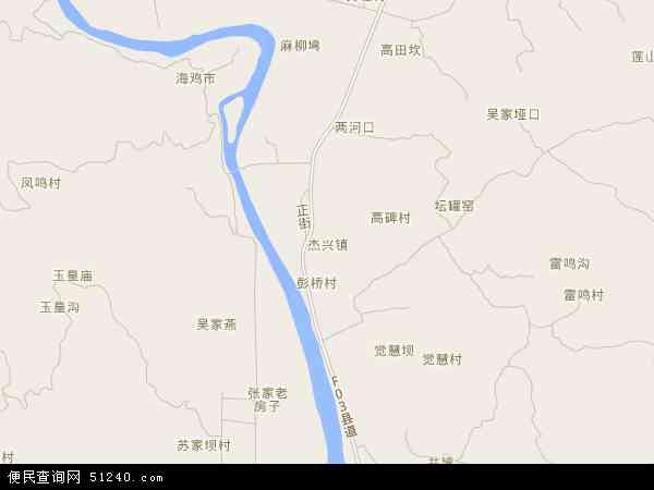 杰兴镇地图 - 杰兴镇电子地图 - 杰兴镇高清地图 - 2024年杰兴镇地图