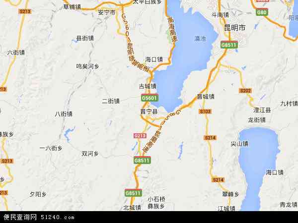 晋宁县地图 - 晋宁县电子地图 - 晋宁县高清地图 - 2024年晋宁县地图