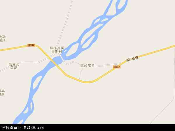克孜尔乡地图 - 克孜尔乡电子地图 - 克孜尔乡高清地图 - 2024年克孜尔乡地图