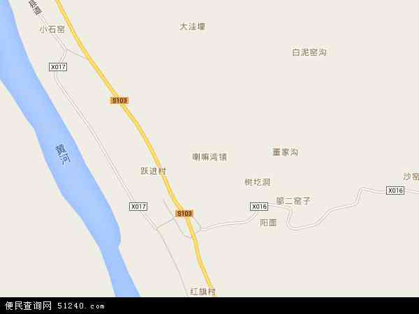 喇嘛湾镇地图 - 喇嘛湾镇电子地图 - 喇嘛湾镇高清地图 - 2024年喇嘛湾镇地图
