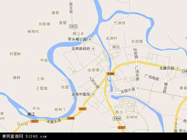 龙南镇地图 - 龙南镇电子地图 - 龙南镇高清地图 - 2024年龙南镇地图