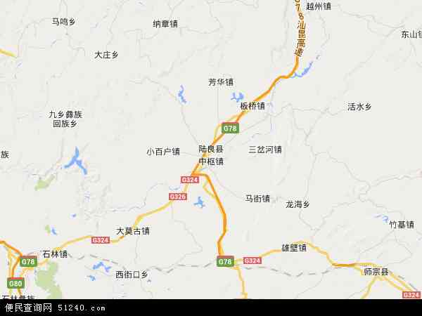 陆良县地图 - 陆良县电子地图 - 陆良县高清地图 - 2024年陆良县地图