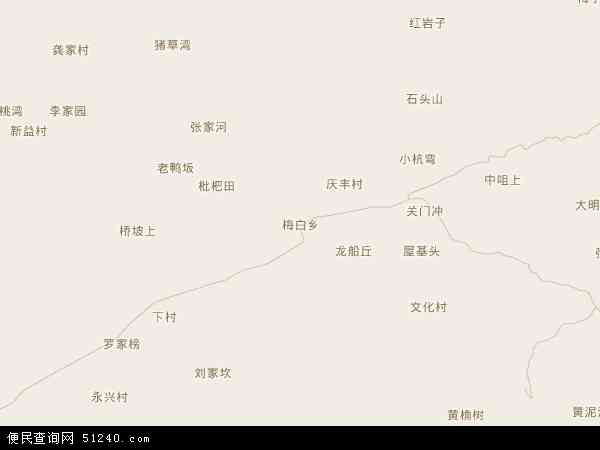 梅白乡地图 - 梅白乡电子地图 - 梅白乡高清地图 - 2024年梅白乡地图