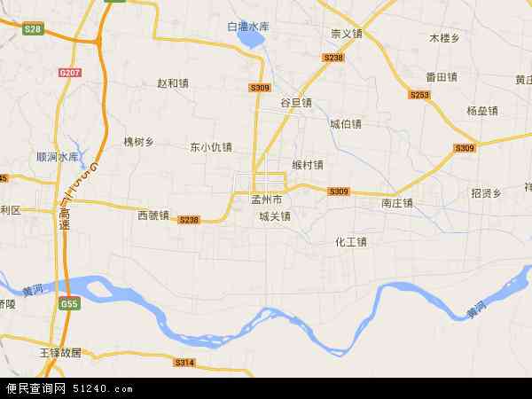 孟州市地图 - 孟州市电子地图 - 孟州市高清地图 - 2024年孟州市地图