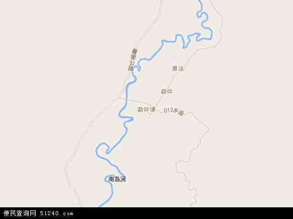 勐伴镇地图 - 勐伴镇电子地图 - 勐伴镇高清地图 - 2024年勐伴镇地图