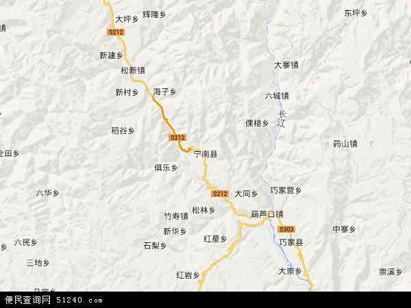 宁南县地图 - 宁南县电子地图 - 宁南县高清地图 - 2024年宁南县地图