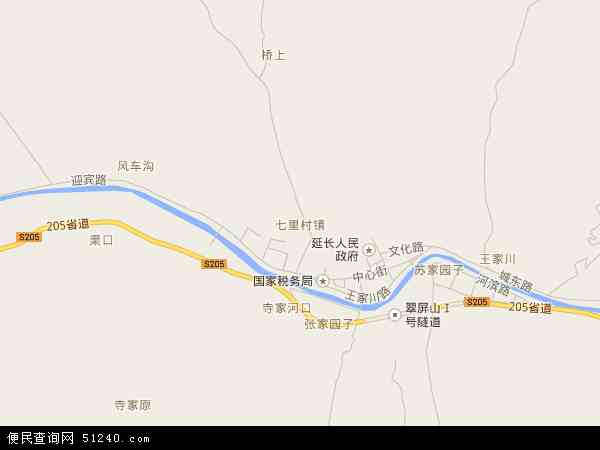 七里村镇地图 - 七里村镇电子地图 - 七里村镇高清地图 - 2024年七里村镇地图