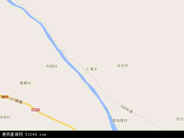 仁果乡地图 - 仁果乡电子地图 - 仁果乡高清地图 - 2024年仁果乡地图