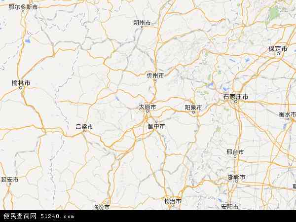 山西省地图 - 山西省电子地图 - 山西省高清地图 - 2024年山西省地图