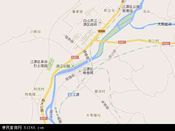 中国 吉林省 白山市 江源区 孙家堡子孙家堡子卫星地图 本站收录有