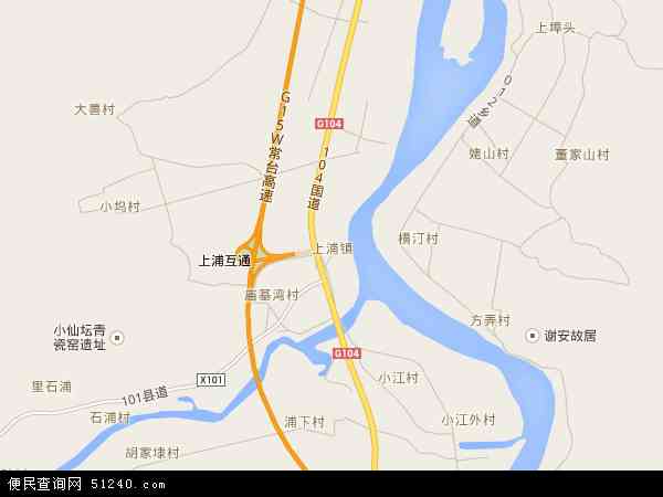 上浦镇地图 - 上浦镇电子地图 - 上浦镇高清地图 - 2024年上浦镇地图