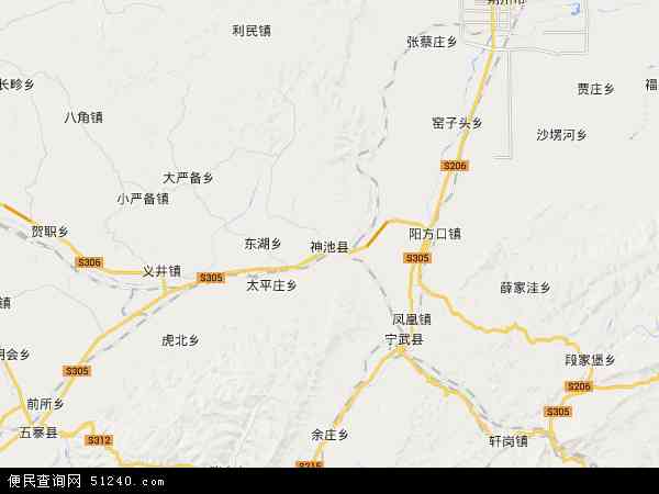 神池县地图 - 神池县电子地图 - 神池县高清地图 - 2024年神池县地图