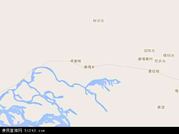 唐嘎乡地图 - 唐嘎乡电子地图 - 唐嘎乡高清地图 - 2024年唐嘎乡地图