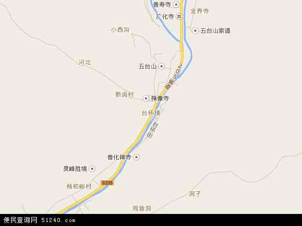 台怀镇地图 - 台怀镇电子地图 - 台怀镇高清地图 - 2024年台怀镇地图