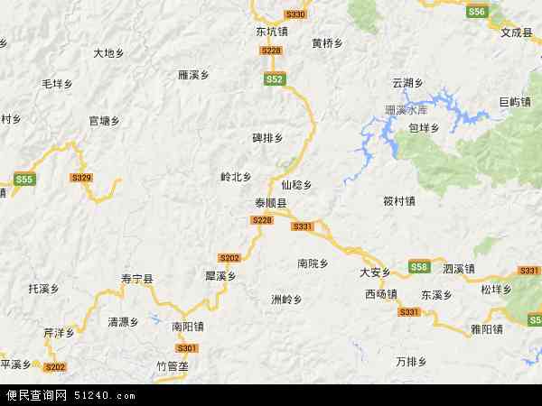 泰顺县地图 - 泰顺县电子地图 - 泰顺县高清地图 - 2024年泰顺县地图