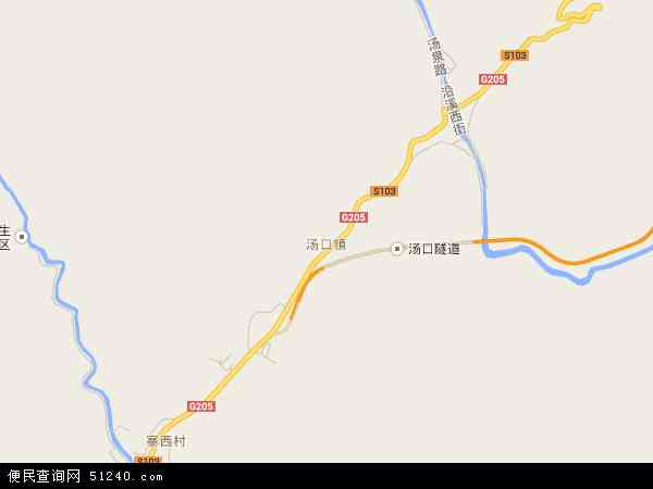 汤口镇地图 - 汤口镇电子地图 - 汤口镇高清地图 - 2024年汤口镇地图