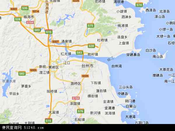 台州市地图 - 台州市电子地图 - 台州市高清地图 - 2024年台州市地图