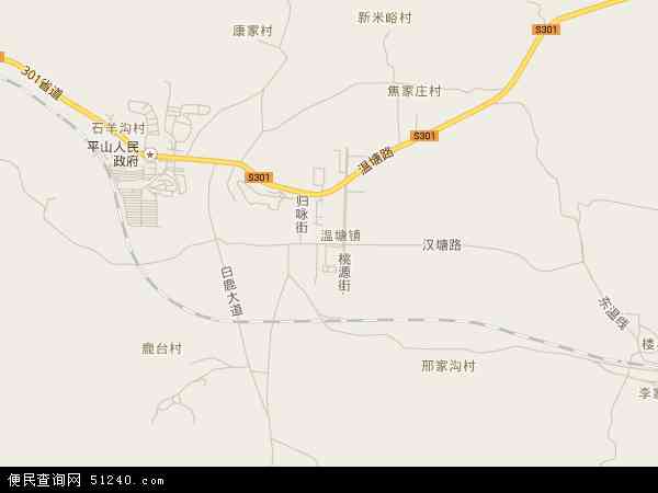温塘镇地图 - 温塘镇电子地图 - 温塘镇高清地图 - 2024年温塘镇地图