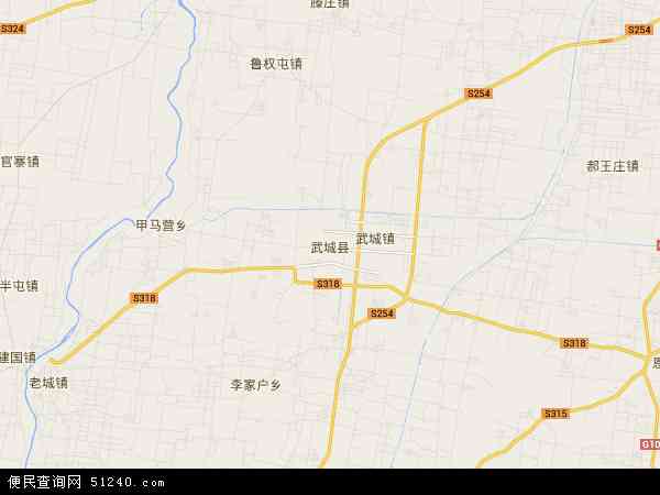 武城县地图 - 武城县电子地图 - 武城县高清地图 - 2024年武城县地图