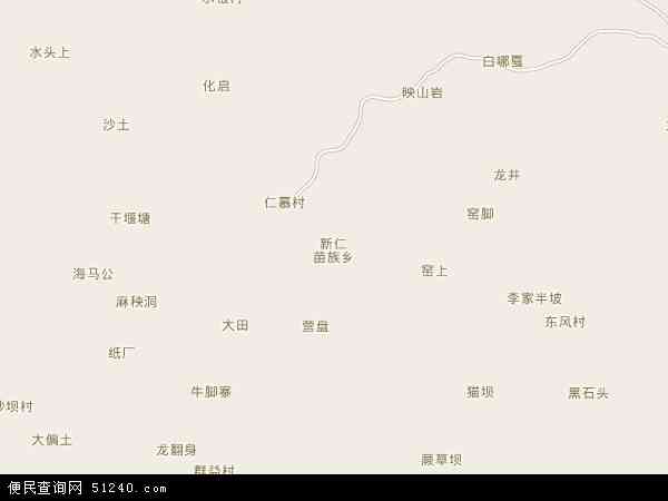 新仁乡地图 - 新仁乡电子地图 - 新仁乡高清地图 - 2024年新仁乡地图
