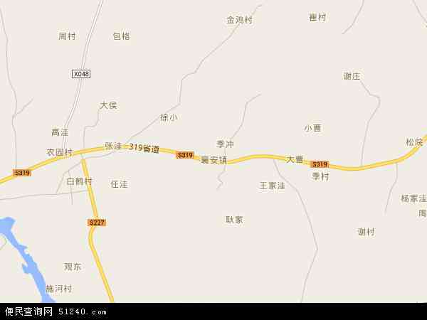 襄安镇地图 - 襄安镇电子地图 - 襄安镇高清地图 - 2024年襄安镇地图