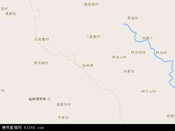 仙林镇地图 - 仙林镇电子地图 - 仙林镇高清地图 - 2024年仙林镇地图