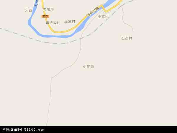 小觉镇地图 - 小觉镇电子地图 - 小觉镇高清地图 - 2024年小觉镇地图