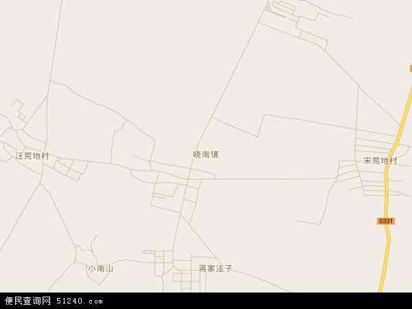 晓南镇地图 - 晓南镇电子地图 - 晓南镇高清地图 - 2024年晓南镇地图