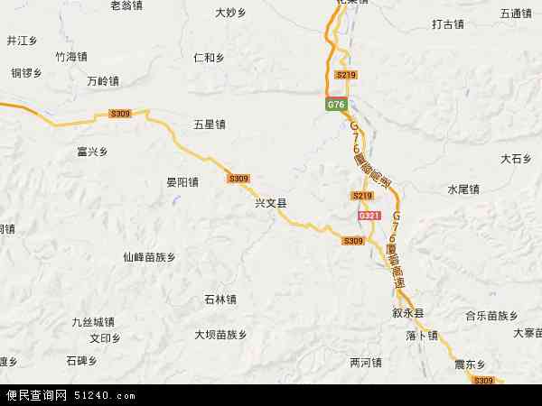 兴文县地图 - 兴文县电子地图 - 兴文县高清地图 - 2024年兴文县地图